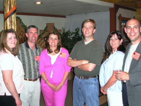 Carma and Rick Lee, Elaine Mattinson Lorimer, Thayne Routh, Bonnie and David Neilson