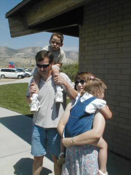 Brian, Jacob, Susan and Jaclyn Gazewood