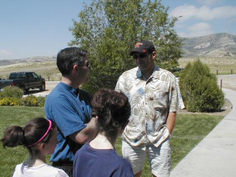 Krista, Rick, and Nicole Lee, Bob Blankenship